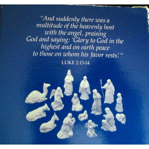 Avon Nativity Collectibles The Cherub Figurine - Vintage 1989 White Porcelain B - Picture 8 of 8